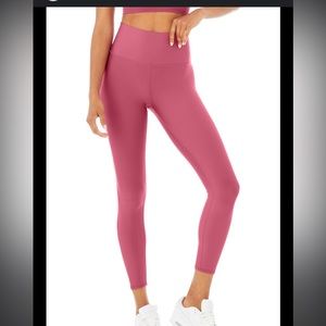 Alo yoga AIRLIFT leggings  in color raspberry sorbet